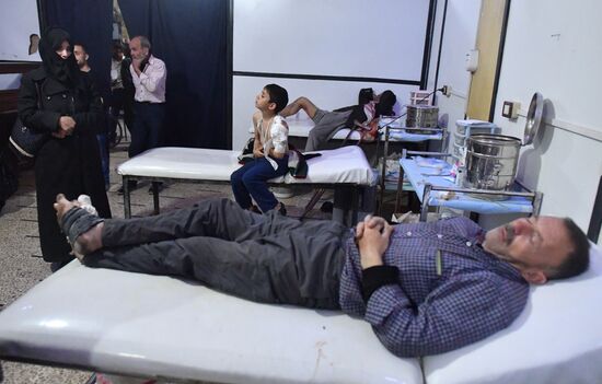 Underground hospital in Douma, Syria