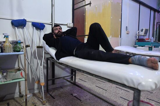 Underground hospital in Douma, Syria
