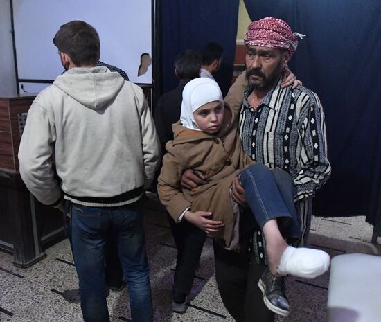 Underground hospital in Douma, Syria