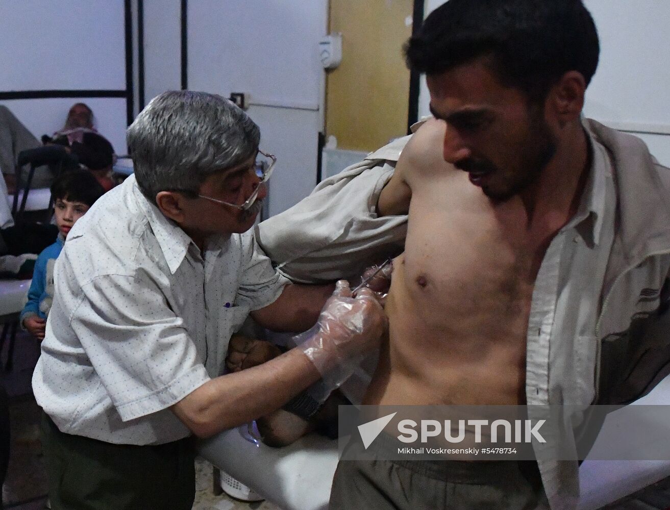 Underground hospital in Douma, Syria