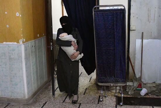 Underground hospital in Douma, Syria