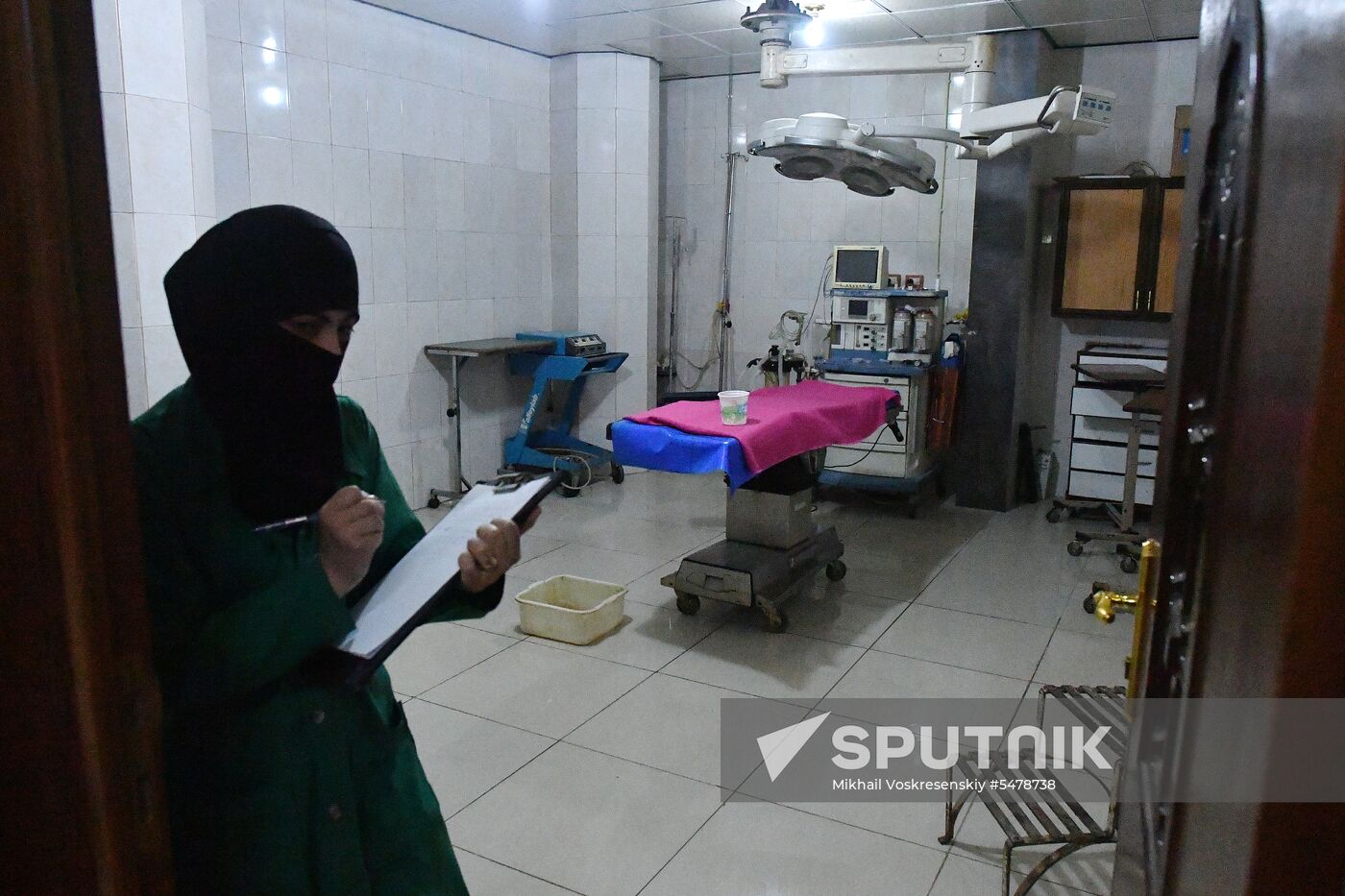 Underground hospital in Douma, Syria