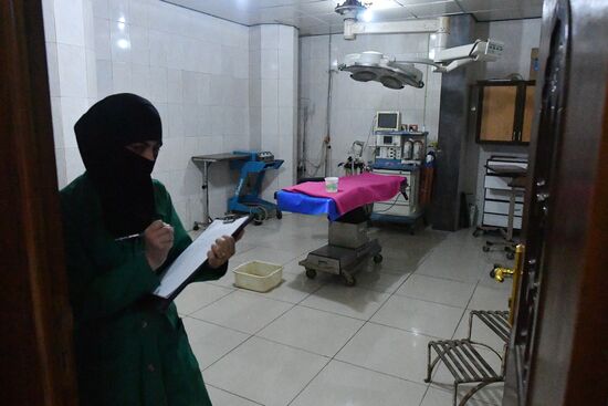 Underground hospital in Douma, Syria
