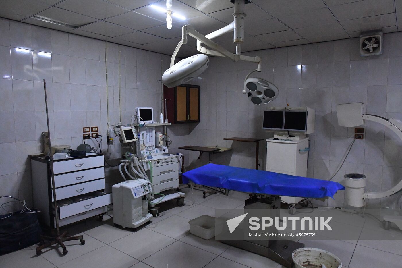 Underground hospital in Douma, Syria