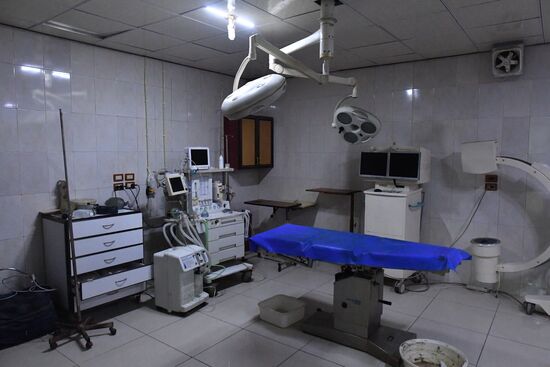 Underground hospital in Douma, Syria