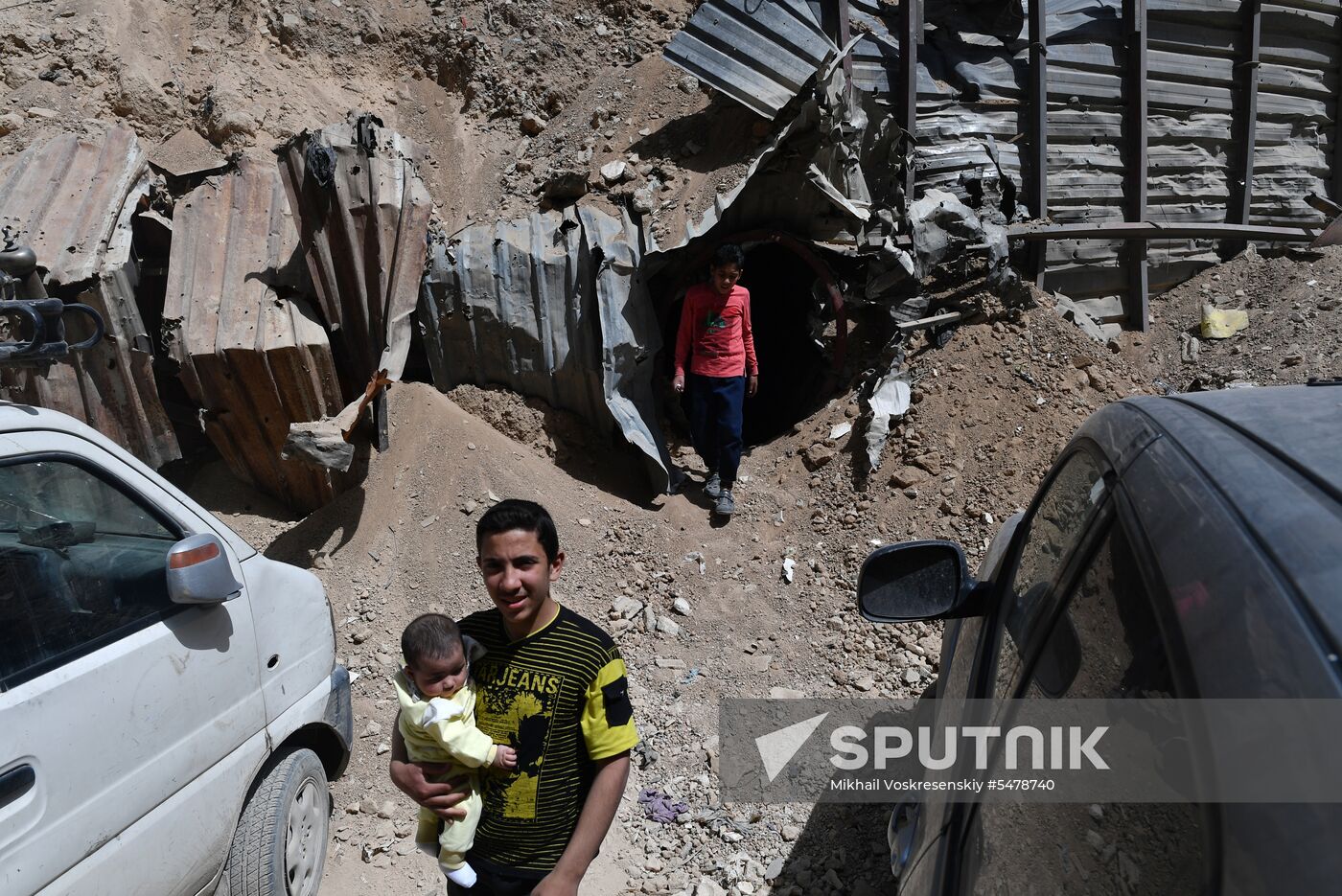 Underground hospital in Douma, Syria