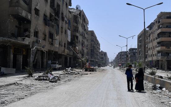 Developments in Douma, Syria