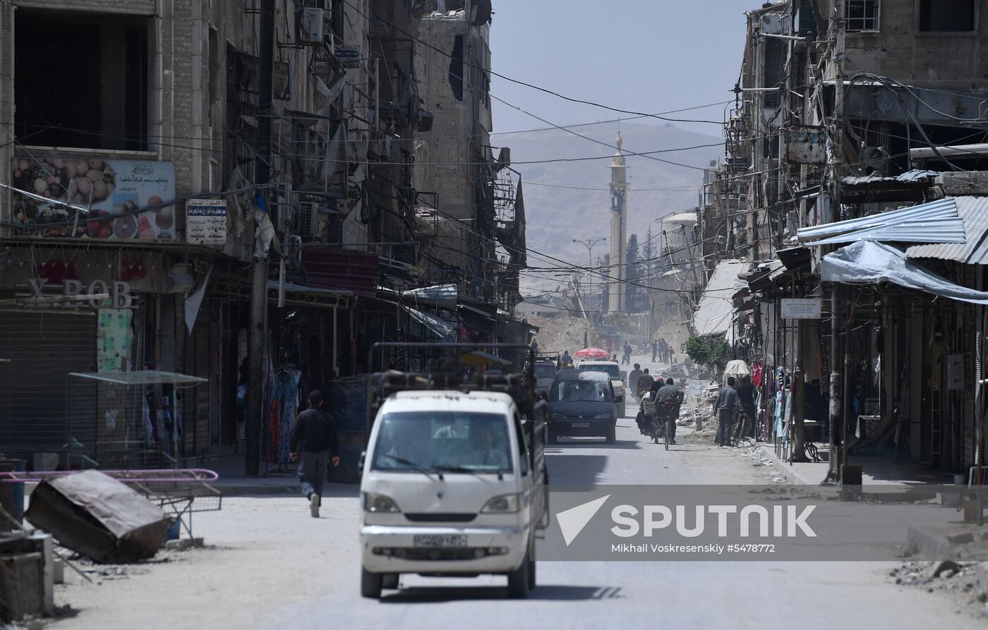 Developments in Douma, Syria