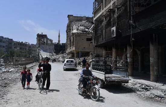 Developments in Douma, Syria
