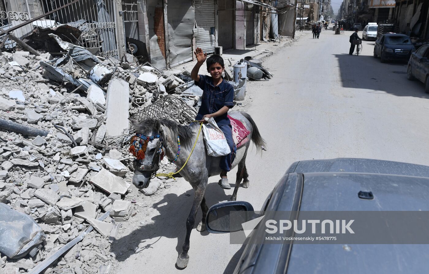 Developments in Douma, Syria