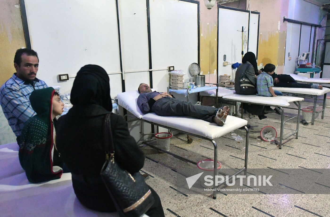 Underground hospital in Douma, Syria