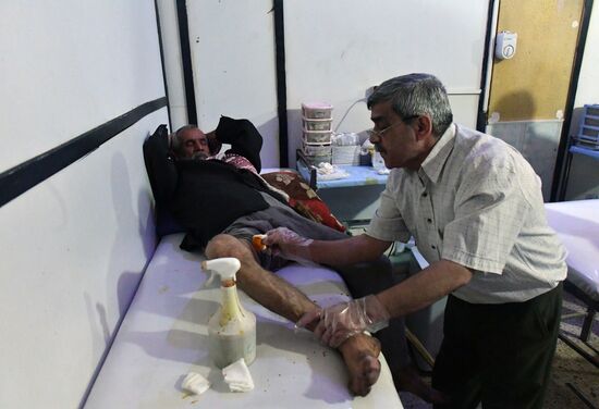 Underground hospital in Douma, Syria