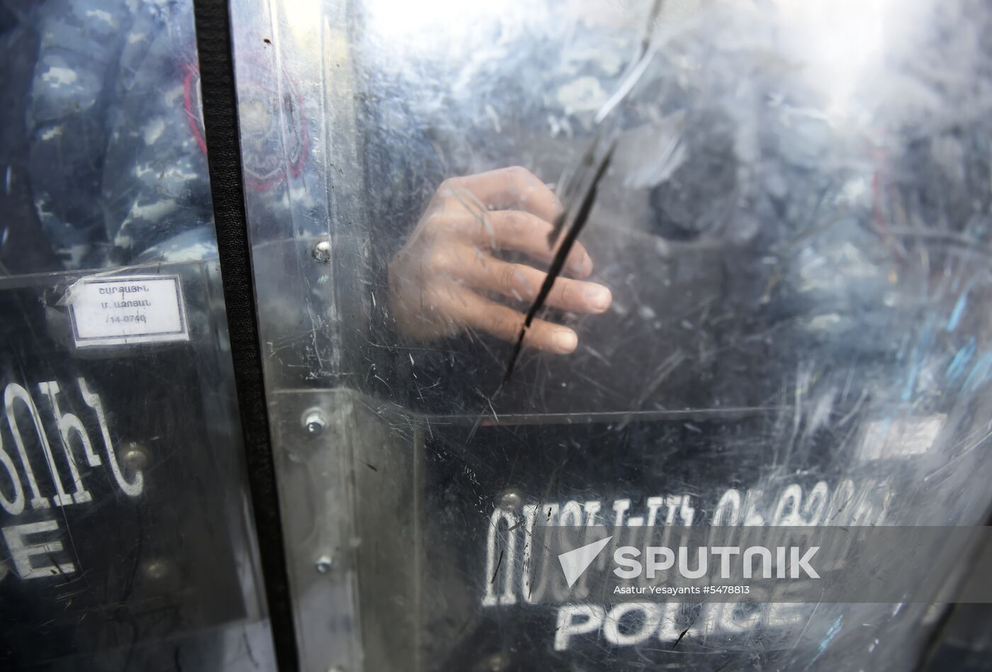 Opposition's protest rally in Yerevan