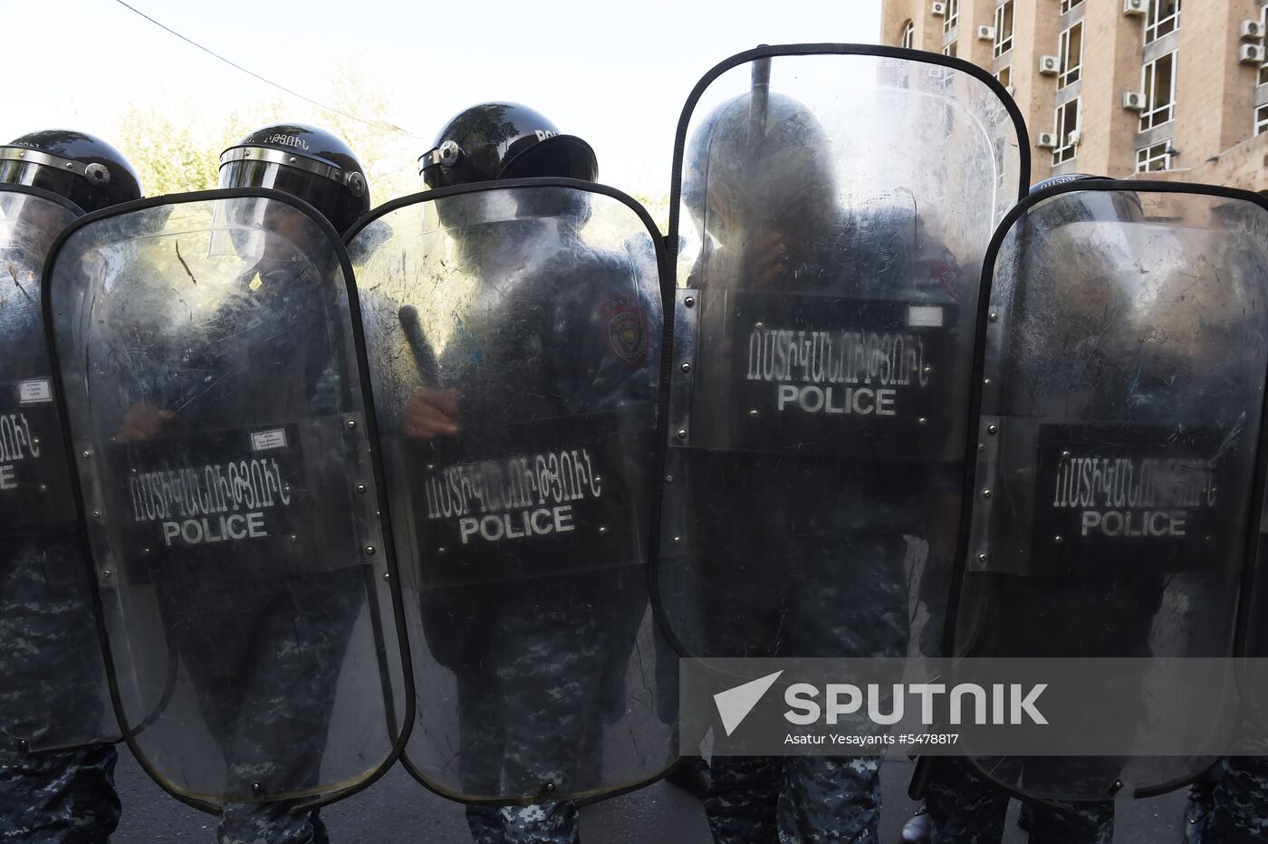 Opposition's protest rally in Yerevan