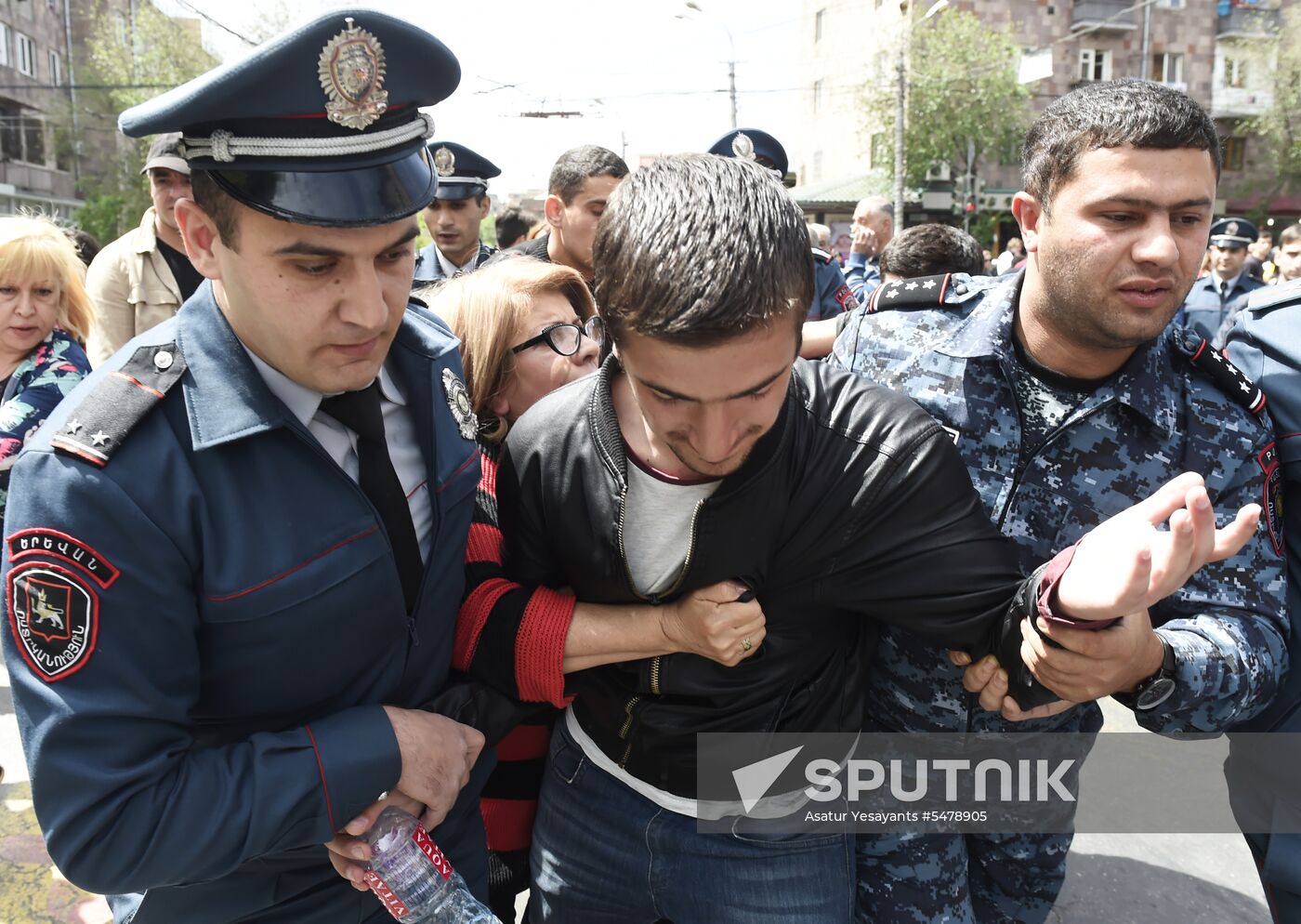Opposition's protest rally in Yerevan