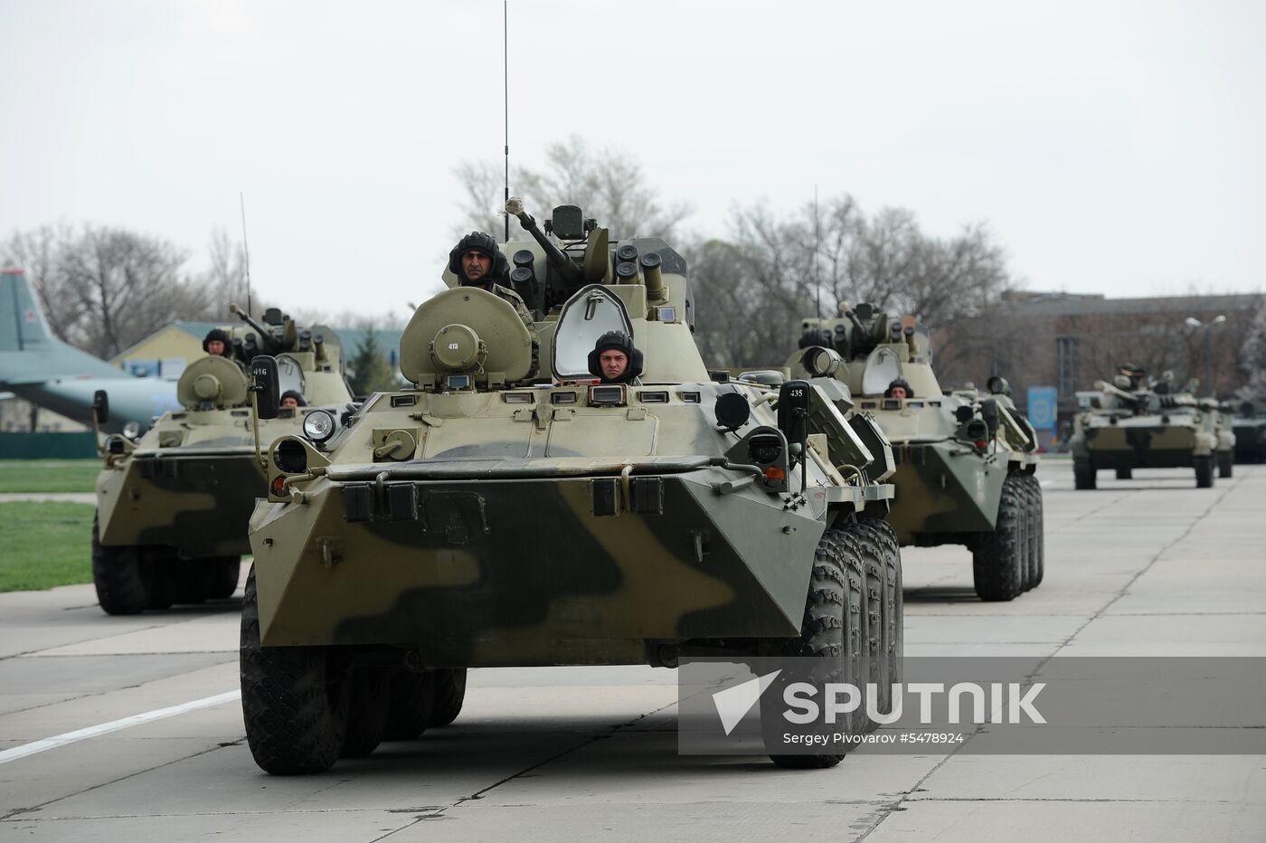 Victory Parade rehearsal in Krasnodar