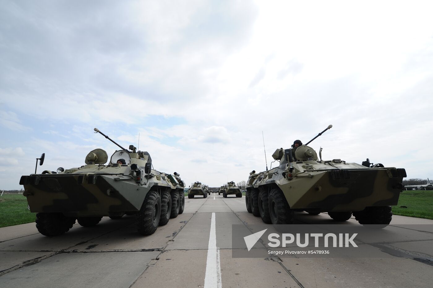 Victory Parade rehearsal in Krasnodar
