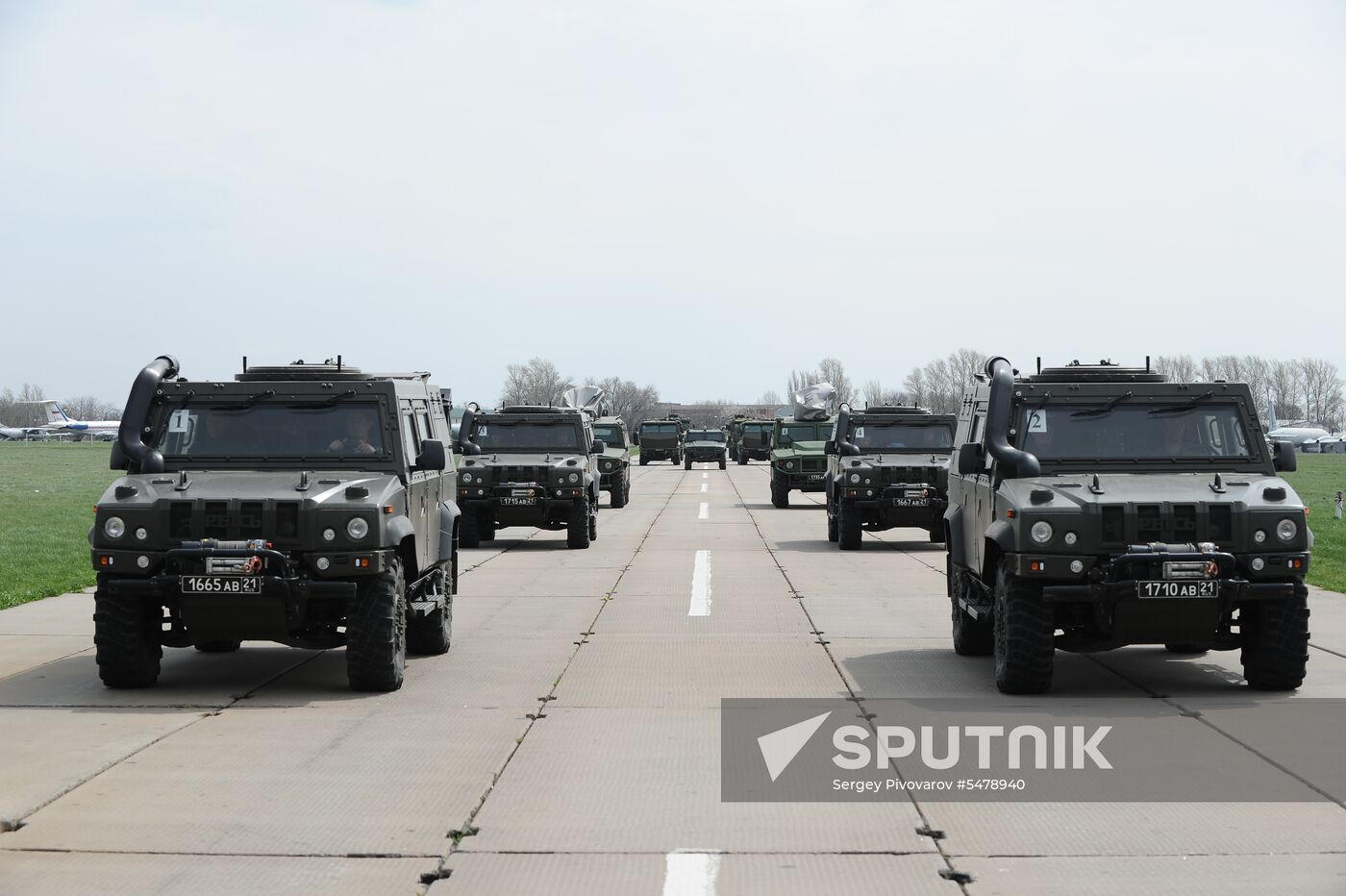 Victory Parade rehearsal in Krasnodar