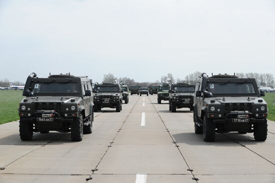 Victory Parade rehearsal in Krasnodar