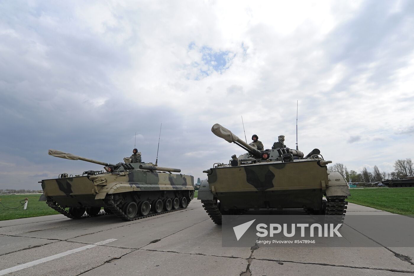 Victory Parade rehearsal in Krasnodar