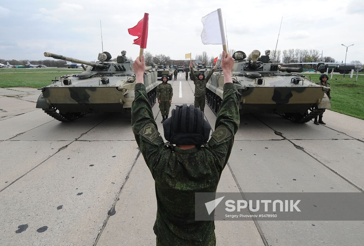 Victory Parade rehearsal in Krasnodar