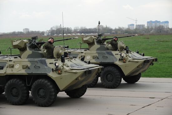 Victory Parade rehearsal in Krasnodar