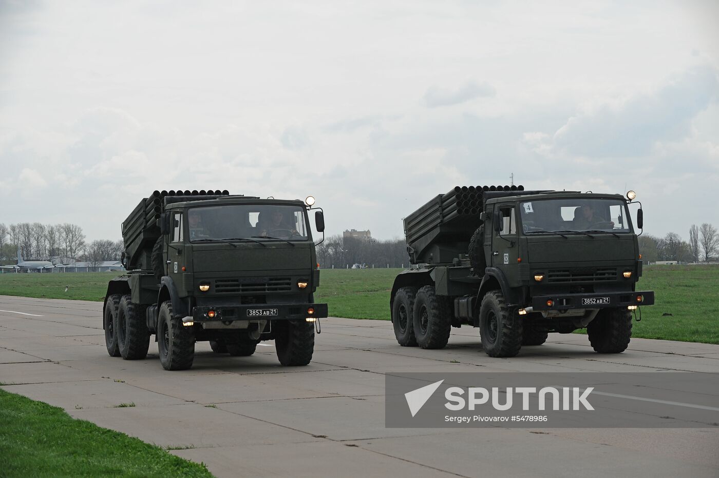 Victory Parade rehearsal in Krasnodar