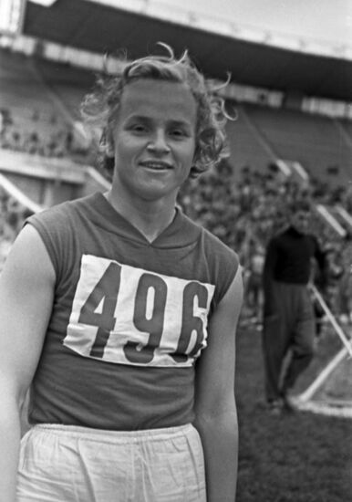 Athlete Vera Krepkina