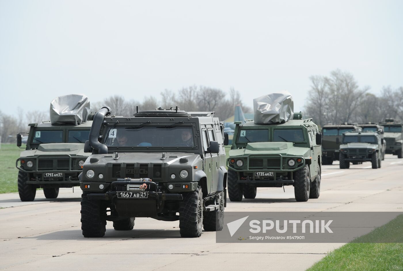 Victory Parade rehearsal in Krasnodar