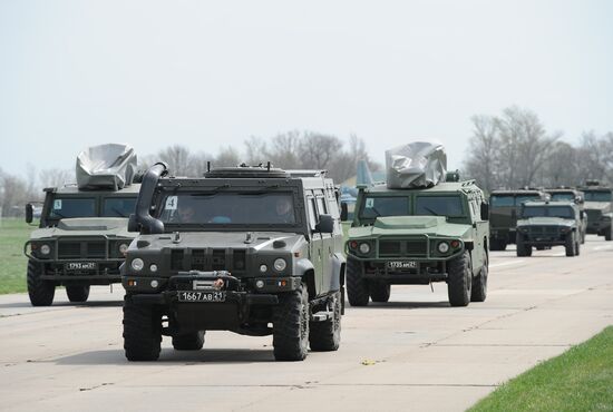 Victory Parade rehearsal in Krasnodar