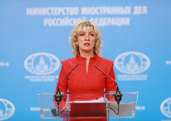 Briefing by Russian Foreign Ministry Spokesperson Maria Zakharova