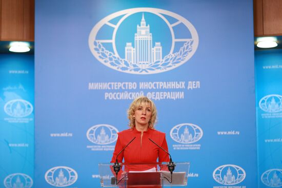 Briefing by Russian Foreign Ministry Spokesperson Maria Zakharova