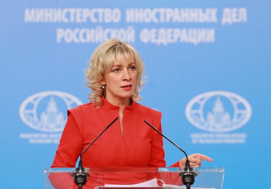 Briefing by Russian Foreign Ministry Spokesperson Maria Zakharova