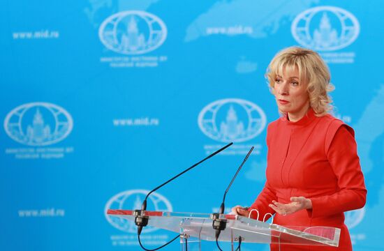 Briefing by Russian Foreign Ministry Spokesperson Maria Zakharova