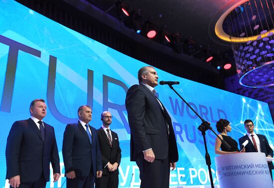 Yalta International Economic Forum. Day one