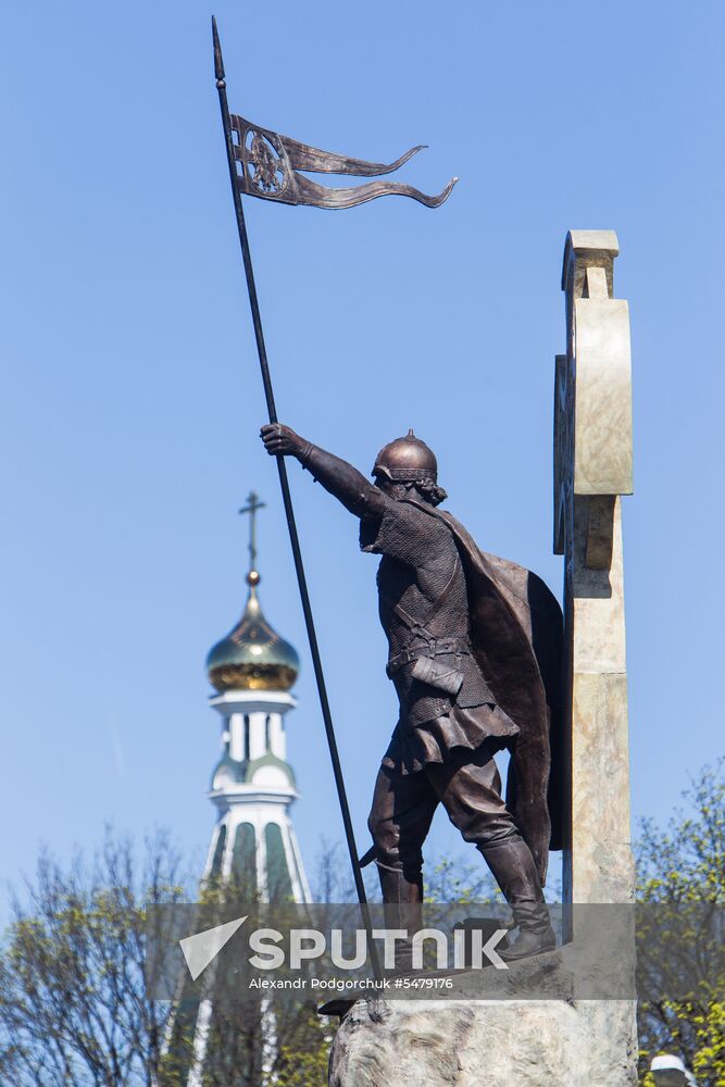 Alexander Nevsky monumnet in Kaliningrad