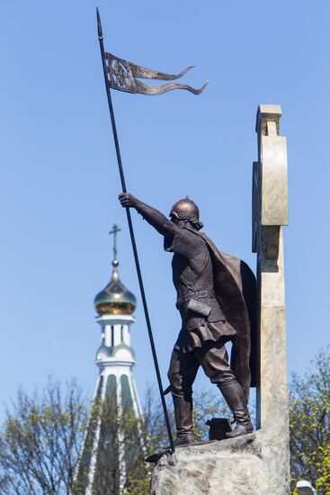 Alexander Nevsky monumnet in Kaliningrad