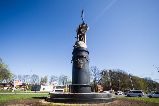 Alexander Nevsky monumnet in Kaliningrad