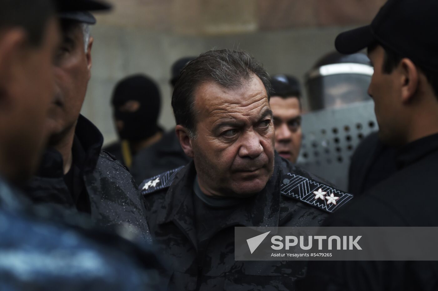 Opposition's protest rally in Yerevan