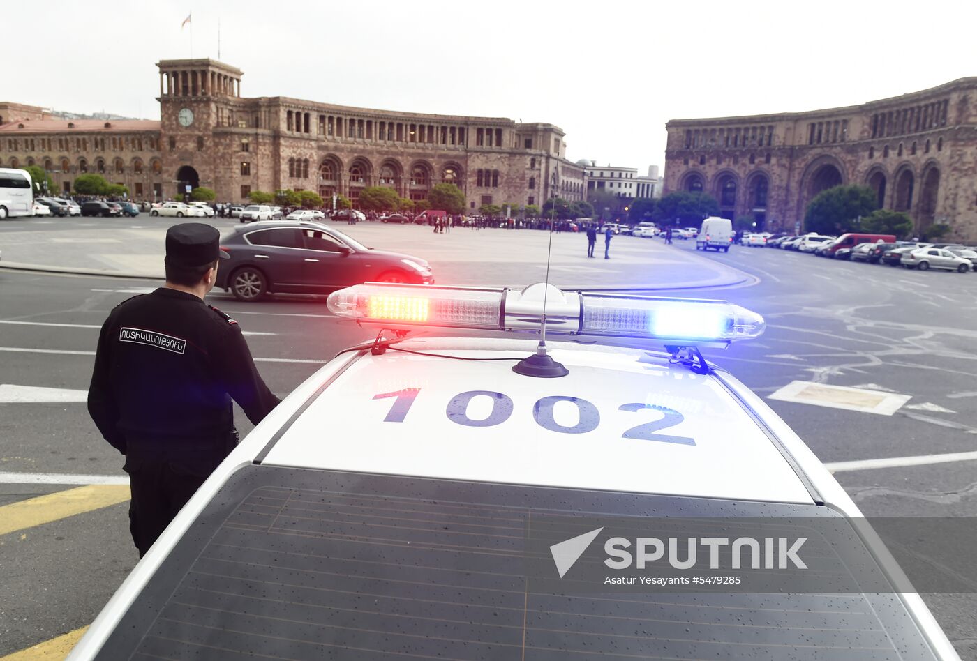 Opposition's protest rally in Yerevan