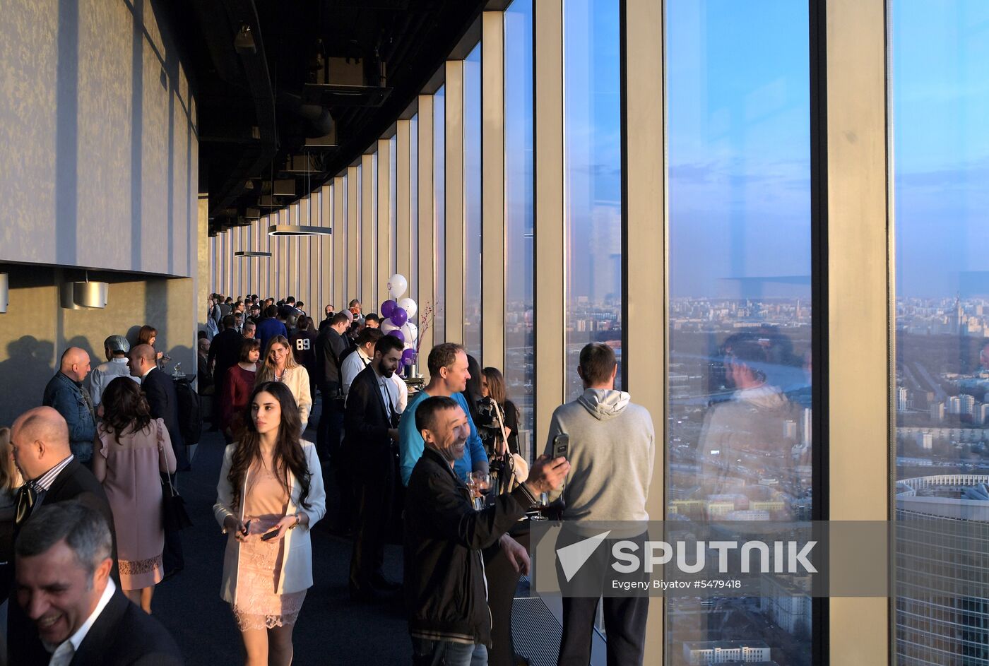 Europe's highest viewing platform opens in Moscow