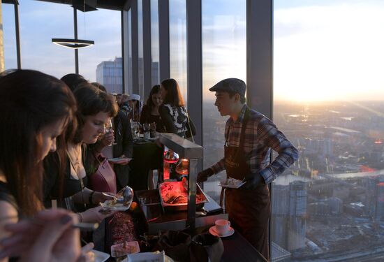 Europe's highest viewing platform opens in Moscow