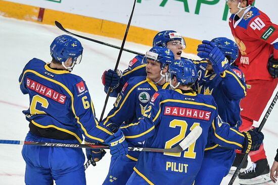 Euro Ice Hockey Challenge. Russia vs Sweden