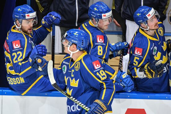 Euro Ice Hockey Challenge. Russia vs Sweden