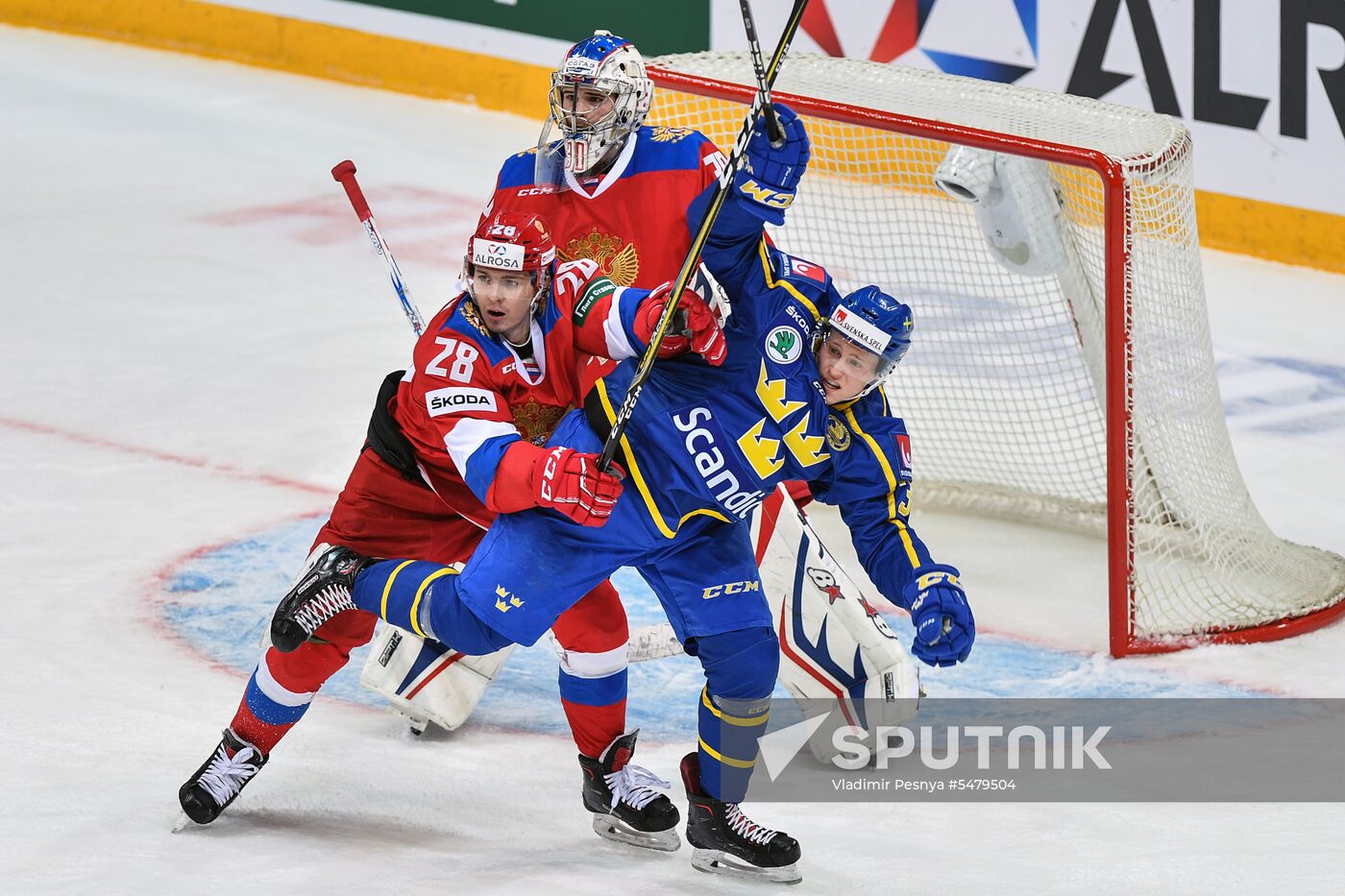 Euro Ice Hockey Challenge. Russia vs Sweden