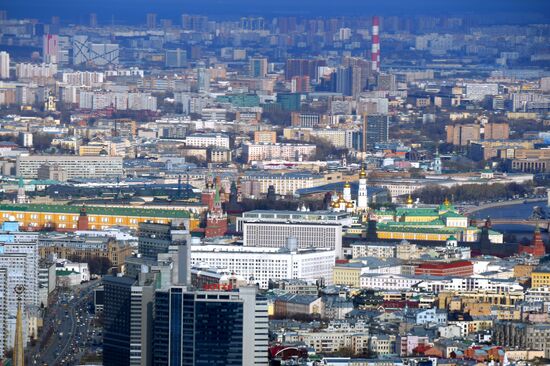 Europe's highest viewing platform opens in Moscow