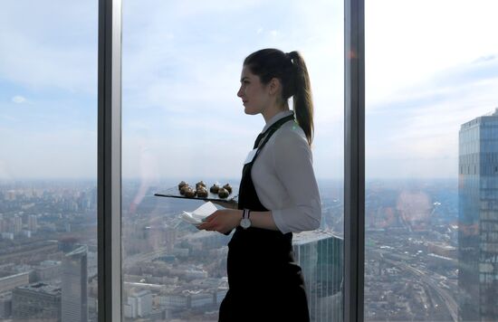 Europe's highest viewing platform opens in Moscow