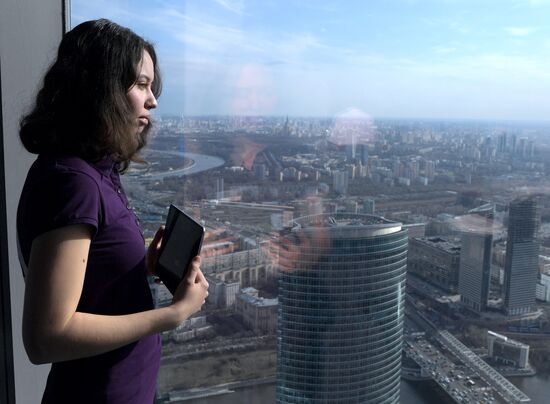 Europe's highest viewing platform opens in Moscow