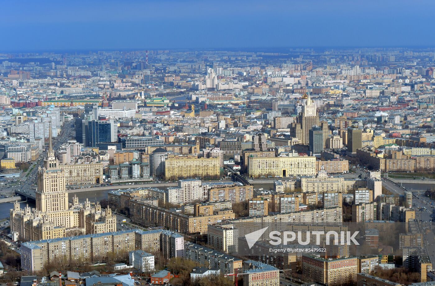 Europe's highest viewing platform opens in Moscow