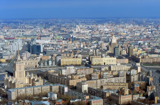 Europe's highest viewing platform opens in Moscow